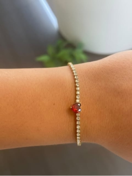 Acquista ora bracciale amore chiara base gold (rosso) su elefantebianco.jewelry