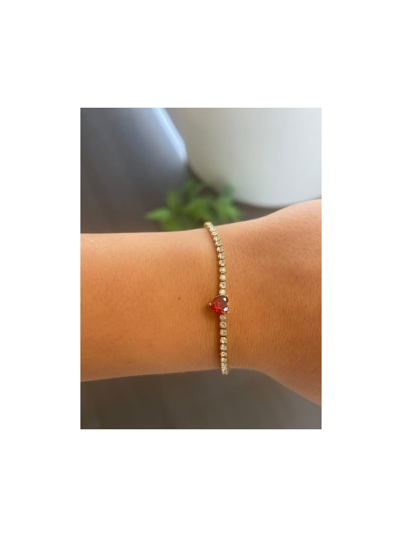 Acquista ora bracciale amore chiara base gold (rosso) su elefantebianco.jewelry