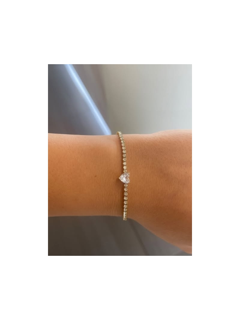 Acquista ora bracciale amore chiara base gold (bianco) su elefantebianco.jewelry