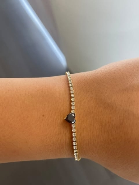 Acquista ora bracciale amore chiara base gold (nero) su elefantebianco.jewelry