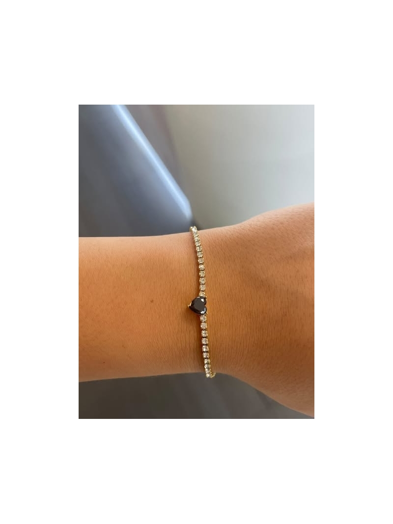 Acquista ora bracciale amore chiara base gold (nero) su elefantebianco.jewelry