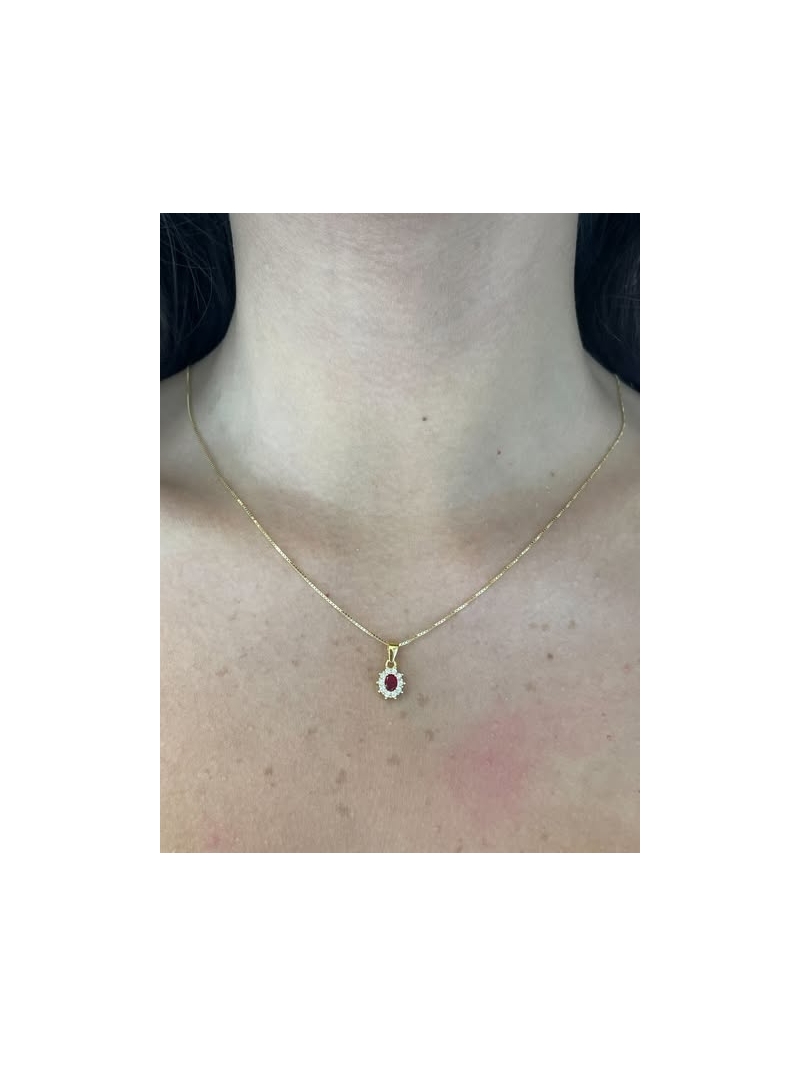 Acquista ora collana mini kate gold (rossa) su elefantebianco.jewelry