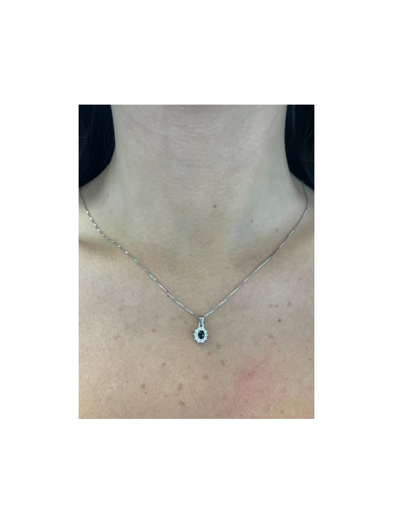 Acquista ora collana mini kate rodio (nera) su elefantebianco.jewelry