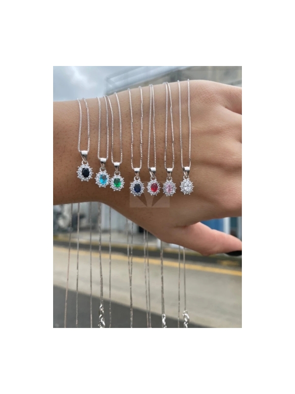 Acquista ora collana mini kate rodio (nera) su elefantebianco.jewelry