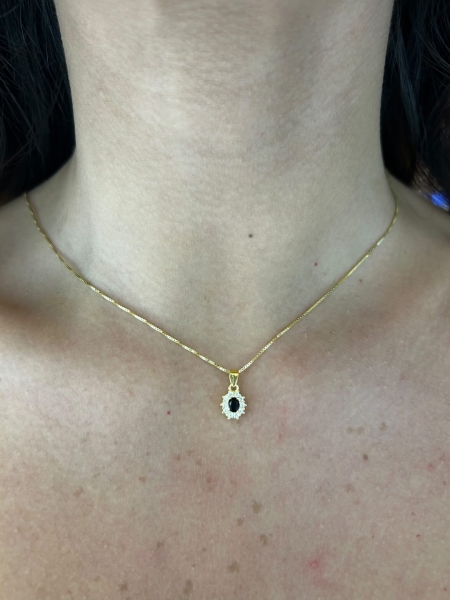 Acquista ora collana mini kate gold (nera) su elefantebianco.jewelry 2