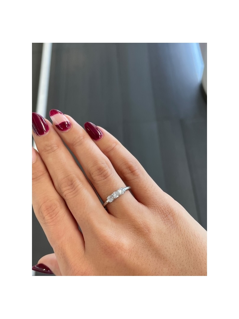 Acquista ora anello trilogy acciaio su elefantebianco.jewelry