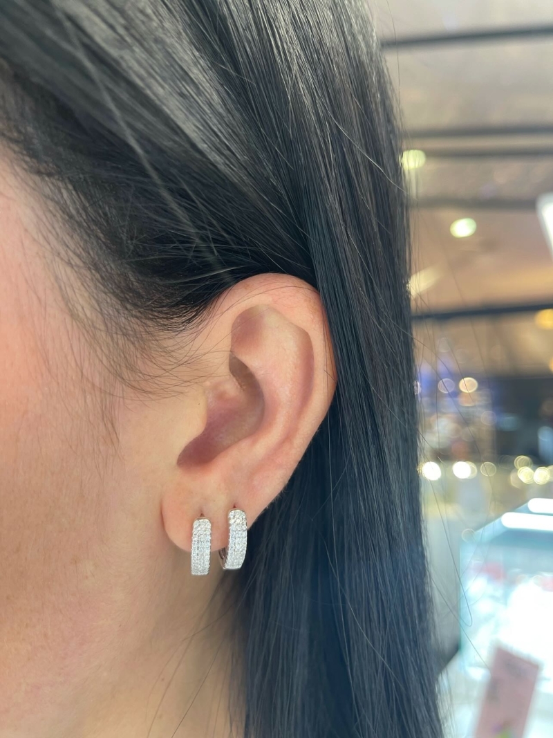 Acquista ora cerchietti quasi bombato zirconi su elefantebianco.jewelry