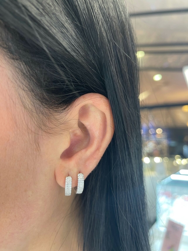 Acquista ora cerchietti quasi bombato zirconi su elefantebianco.jewelry