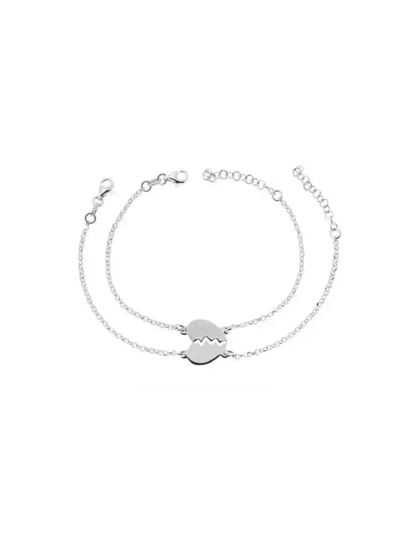 Acquista ora braccial cuore spezzato (incisione omaggio) su elefantebianco.jewelry