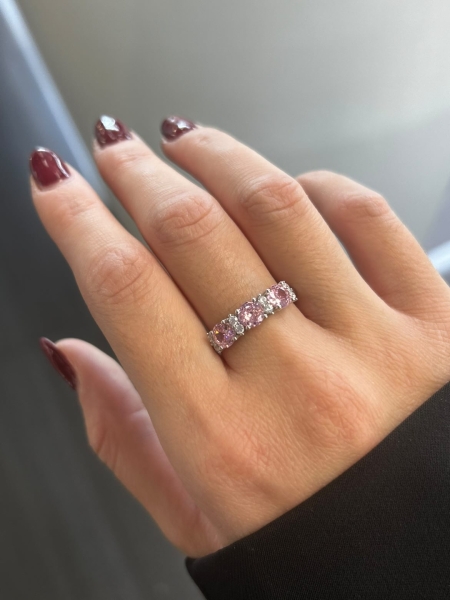 Acquista ora Anello trilogy rosa su elefantebianco.jewelry