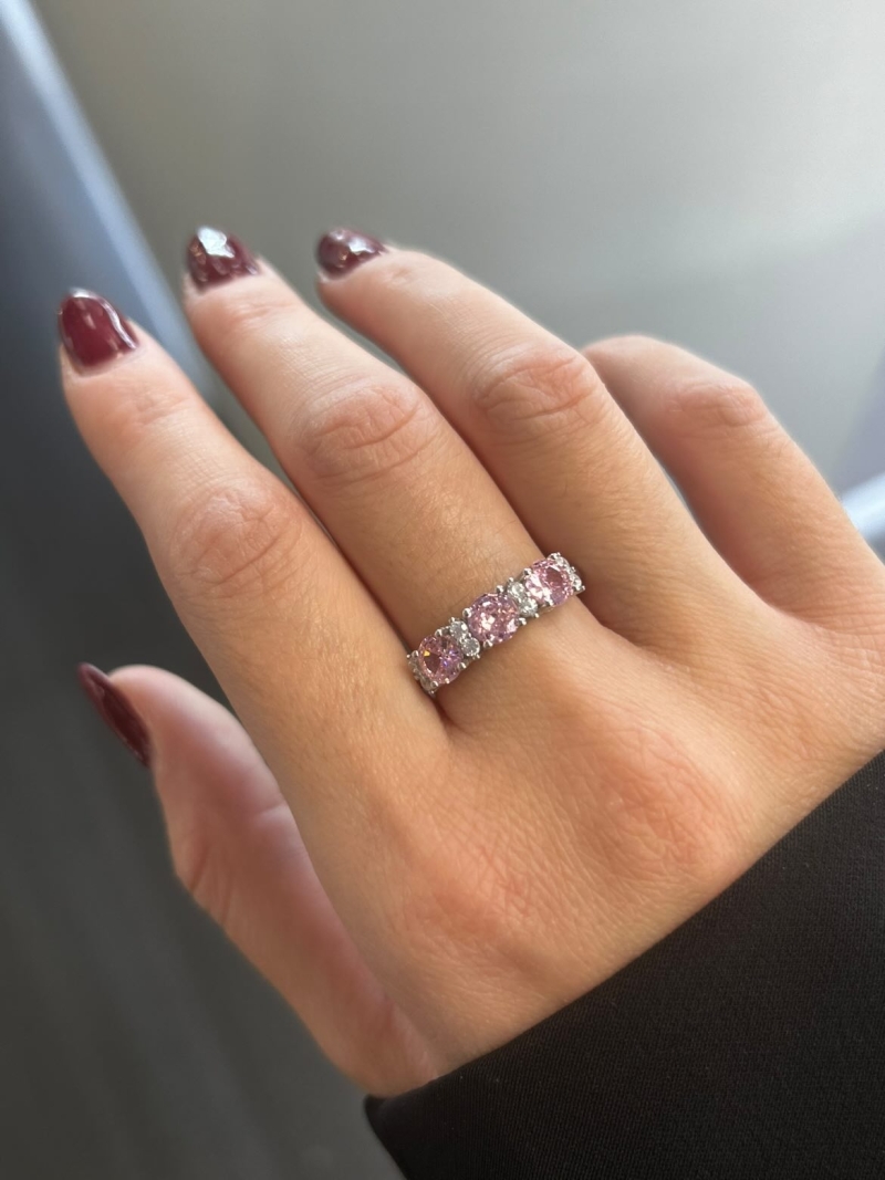 Acquista ora Anello trilogy rosa su elefantebianco.jewelry