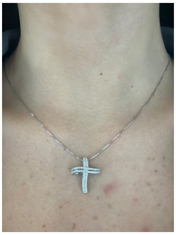 Acquista ora collana croce su elefantebianco.jewelry