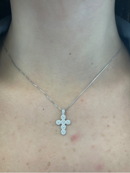 Acquista ora collana croce tondini su elefantebianco.jewelry