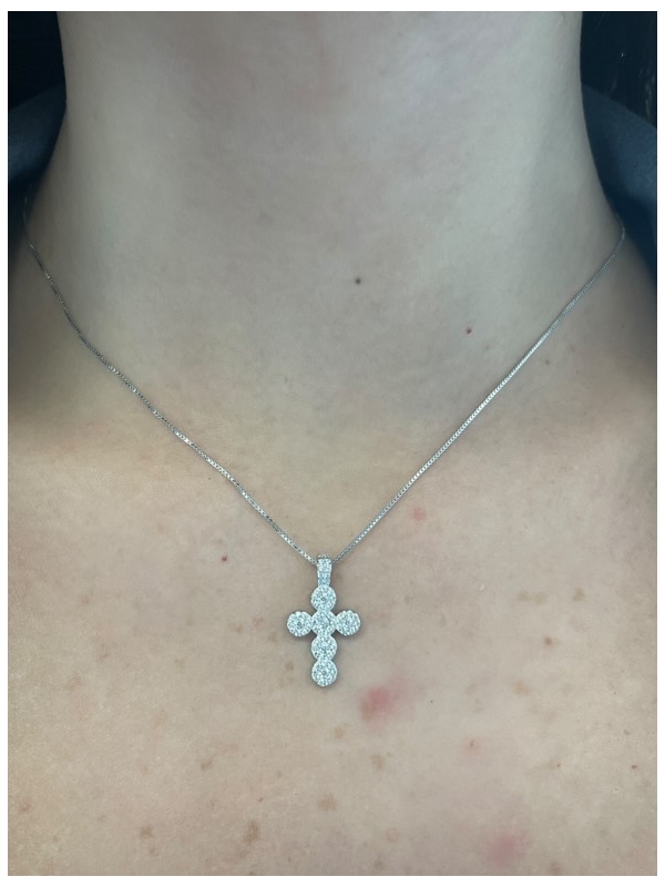 Acquista ora collana croce tondini su elefantebianco.jewelry