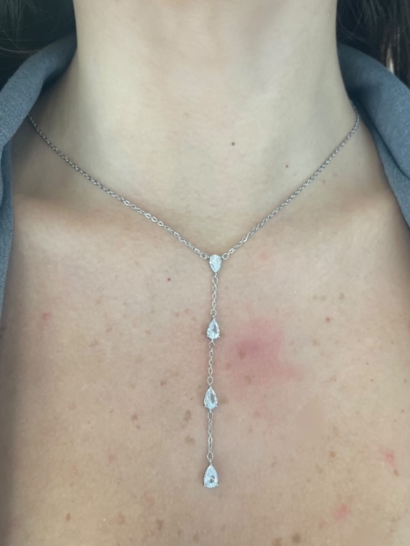Acquista ora collana gocce pendenti su elefantebianco.jewelry