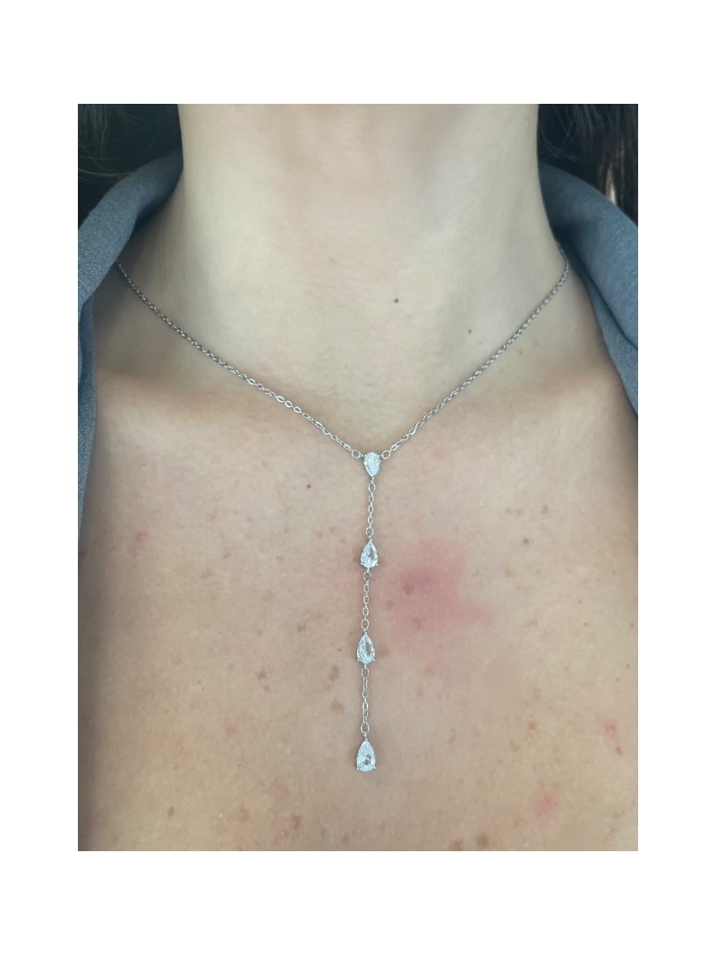 Acquista ora collana gocce pendenti su elefantebianco.jewelry