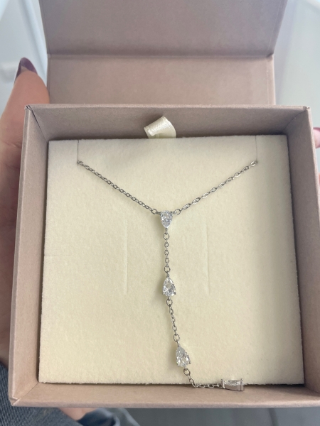 Acquista ora collana gocce pendenti su elefantebianco.jewelry 2