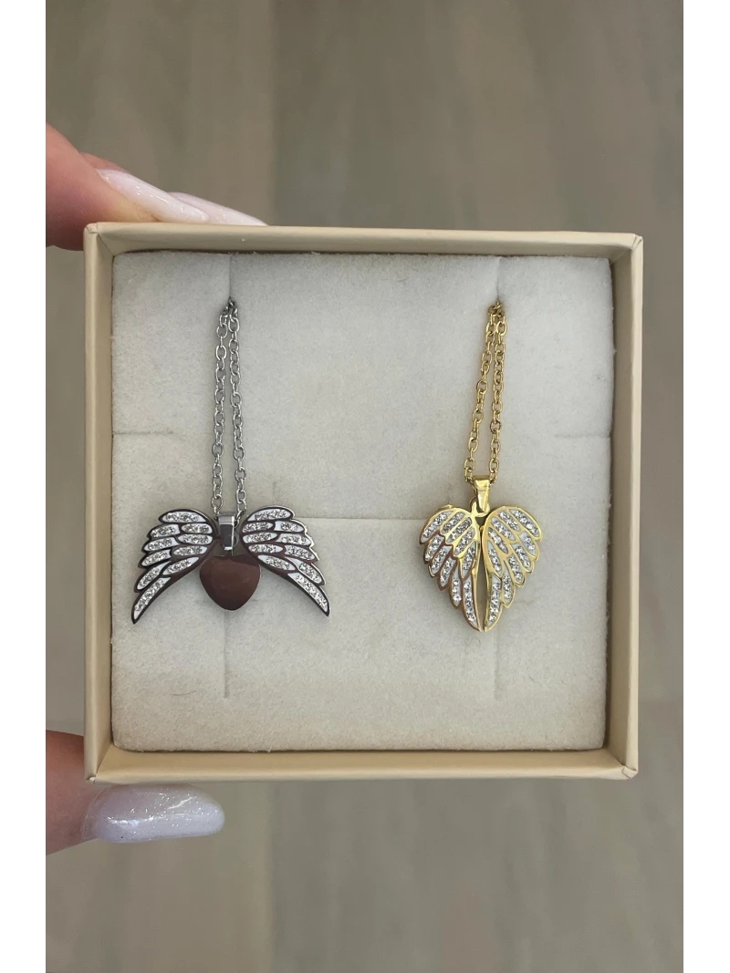 Acquista ora collana ali che si aprono FOTOINCISIONE su elefantebianco.jewelry