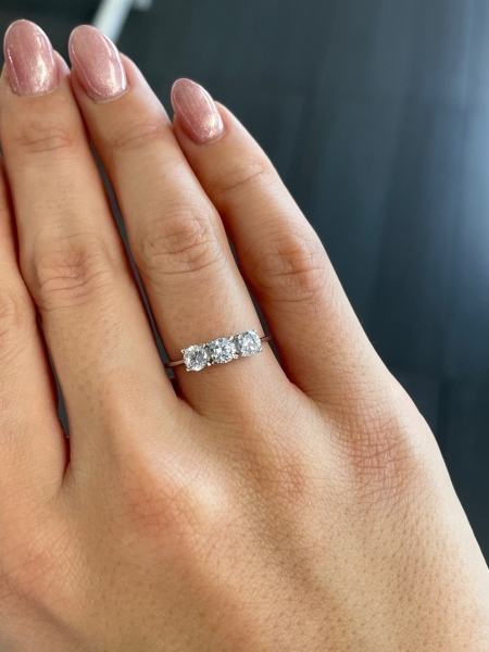 Acquista ora anello trilogy oro 18kt su elefantebianco.jewelry