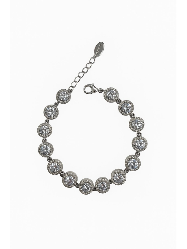 Acquista ora bracciale zirconi tondi su elefantebianco.jewelry