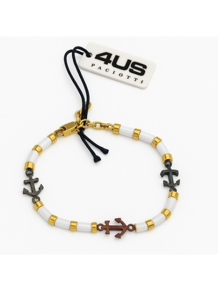 Acquista ora bracciale cesare paciotti ancora oro su elefantebianco.jewelry