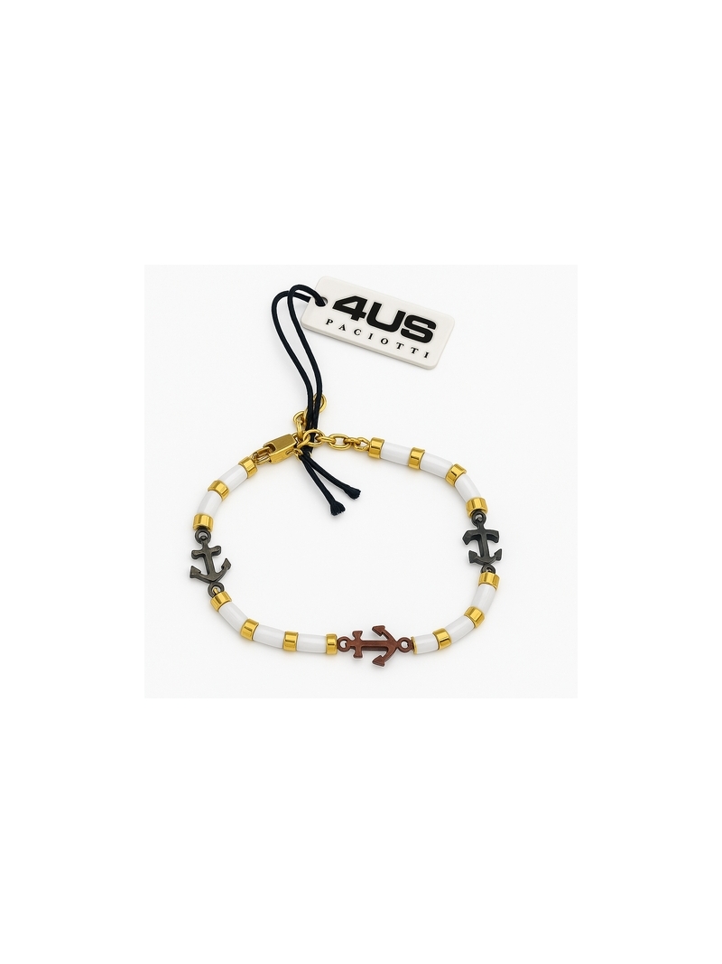Acquista ora bracciale cesare paciotti ancora oro su elefantebianco.jewelry
