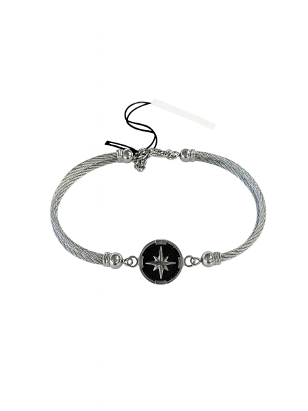 Acquista ora bracciale cesare paciotti rosa dei venti nera su elefantebianco.jewelry
