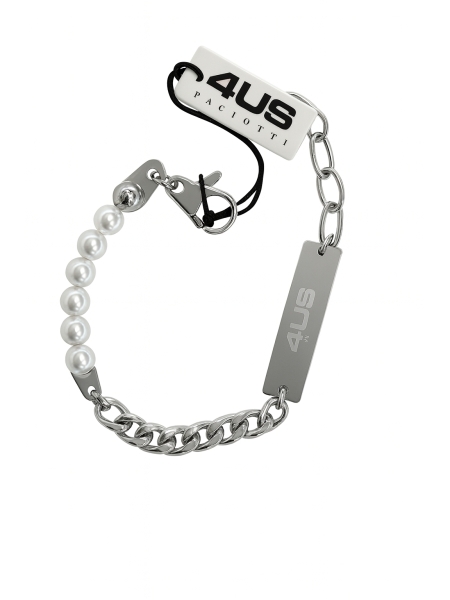 Acquista ora bracciale cesare paciotti catena con perle su elefantebianco.jewelry