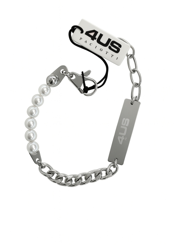 Acquista ora bracciale cesare paciotti catena con perle su elefantebianco.jewelry