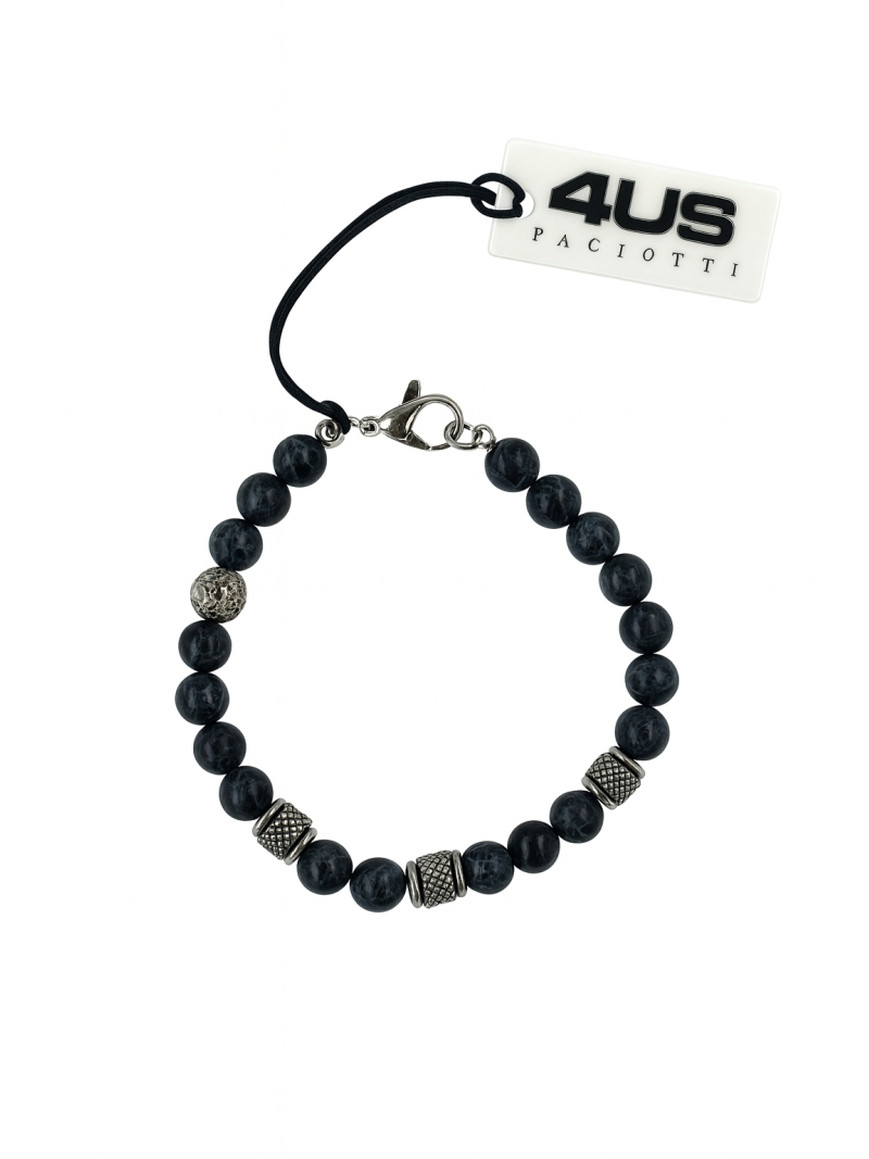 Acquista ora bracciale cesare paciotti pallinato nero su elefantebianco.jewelry