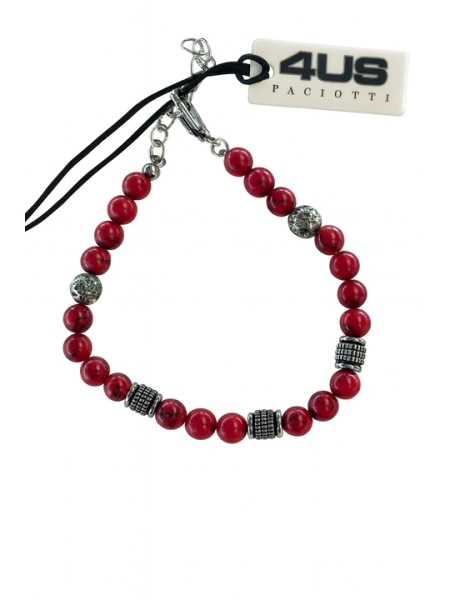Acquista ora bracciale cesare paciotti pallinato rosso su elefantebianco.jewelry