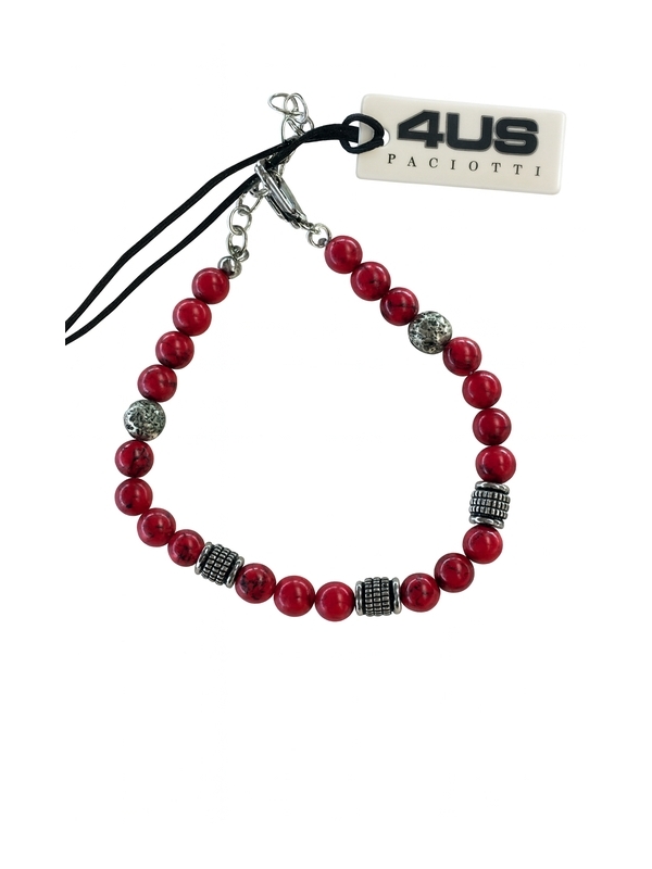 Acquista ora bracciale cesare paciotti pallinato rosso su elefantebianco.jewelry