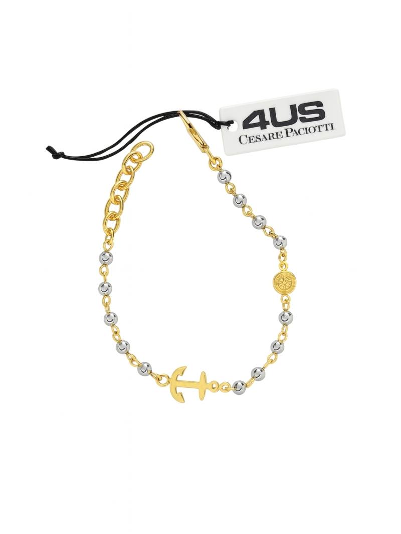 Acquista ora bracciale cesare paciotti oro pallinato grigio su elefantebianco.jewelry