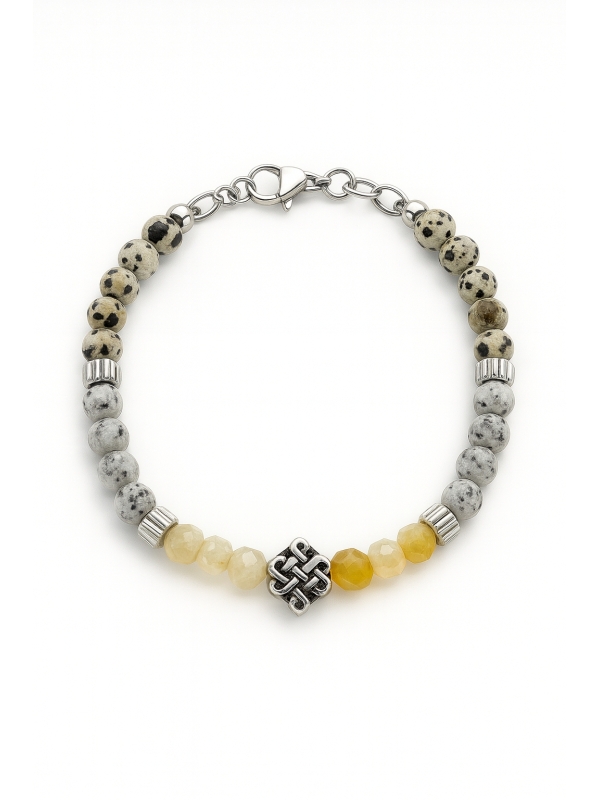 Acquista ora bracciale cesare paciotti pallinato bianco e giallo su elefantebianco.jewelry