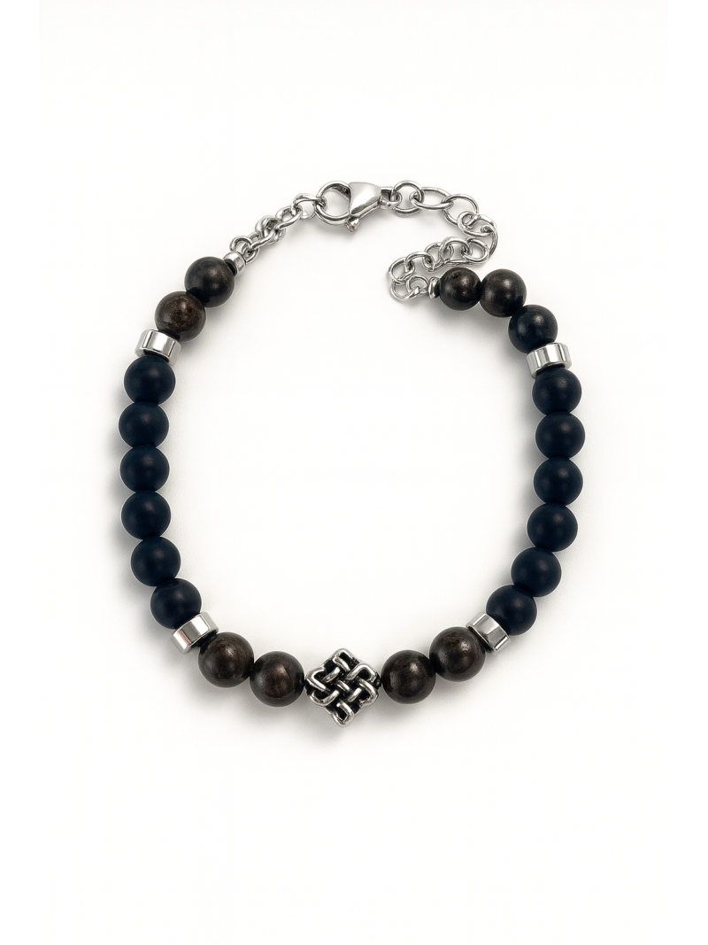 Acquista ora bracciale cesare paciotti pallinato nero e marrone su elefantebianco.jewelry