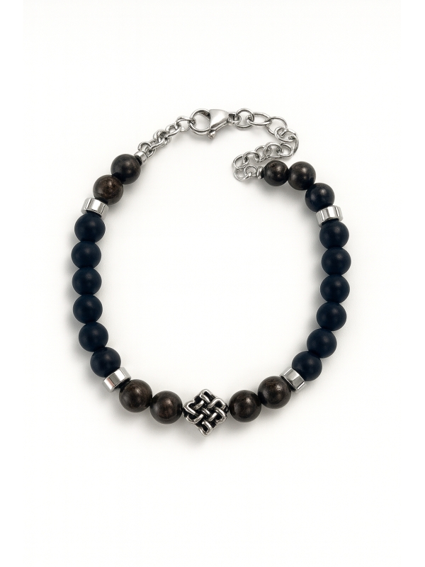 Acquista ora bracciale cesare paciotti pallinato nero e marrone su elefantebianco.jewelry