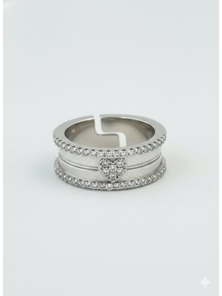 Acquista ora anello uomo fascia cure incastonato su elefantebianco.jewelry