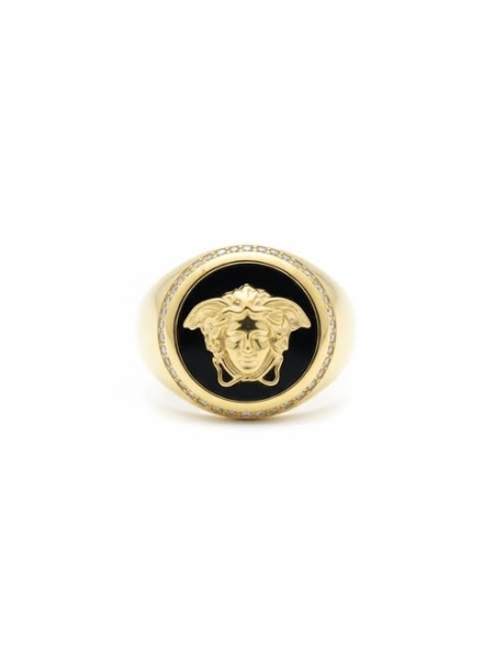 Acquista ora anello uomo medusa fondo nero su elefantebianco.jewelry