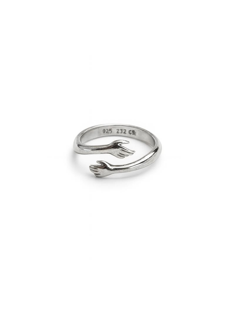 Acquista ora anello abbraccio su elefantebianco.jewelry