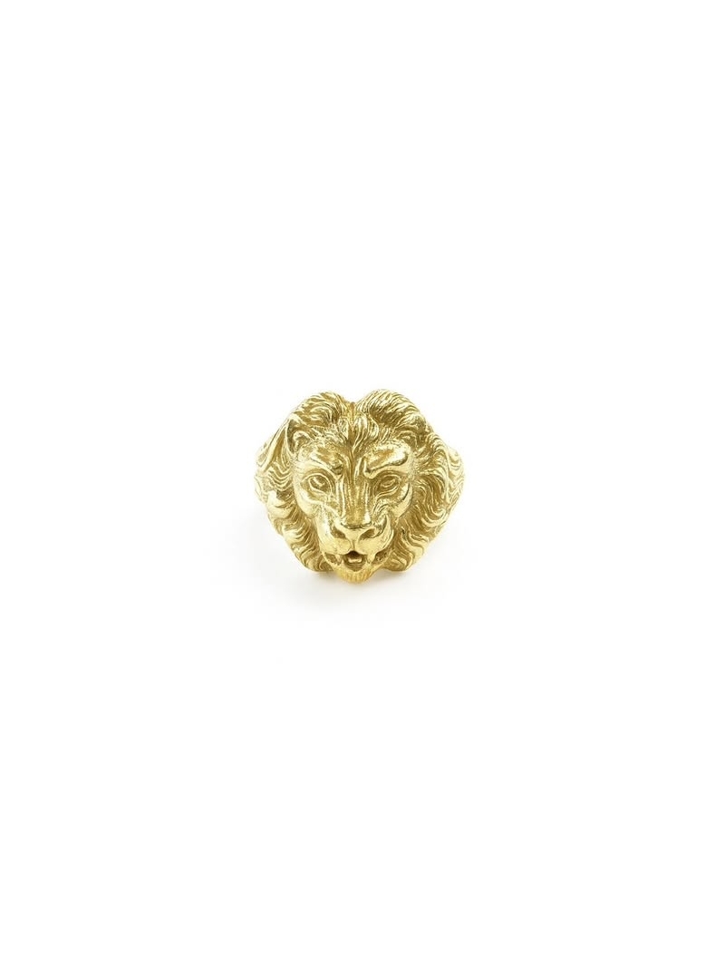 Acquista ora anello testa di leone su elefantebianco.jewelry