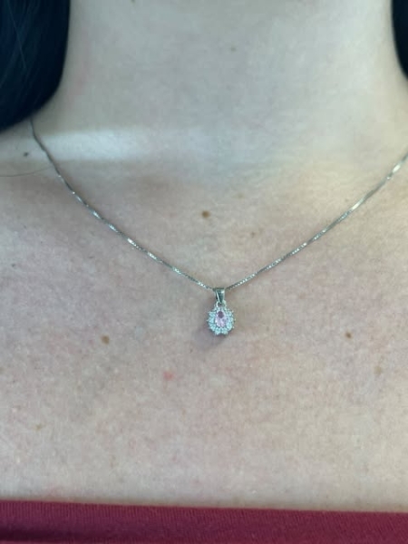 Acquista ora collana mini kate rodio (rosa) su elefantebianco.jewelry 2