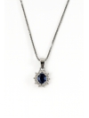 Acquista ora collana mini kate rodio (blu) su elefantebianco.jewelry
