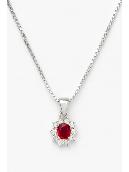 Acquista ora collana mini kate rodio (rossa) su elefantebianco.jewelry