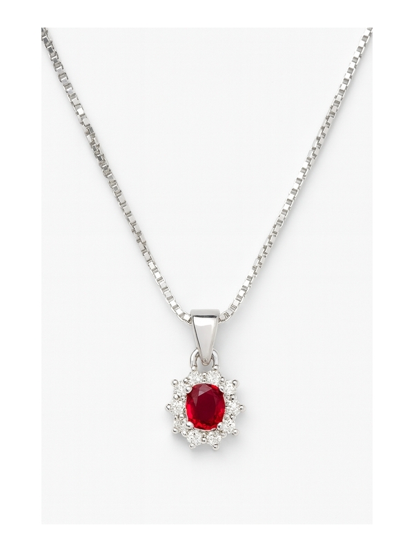 Acquista ora collana mini kate rodio (rossa) su elefantebianco.jewelry