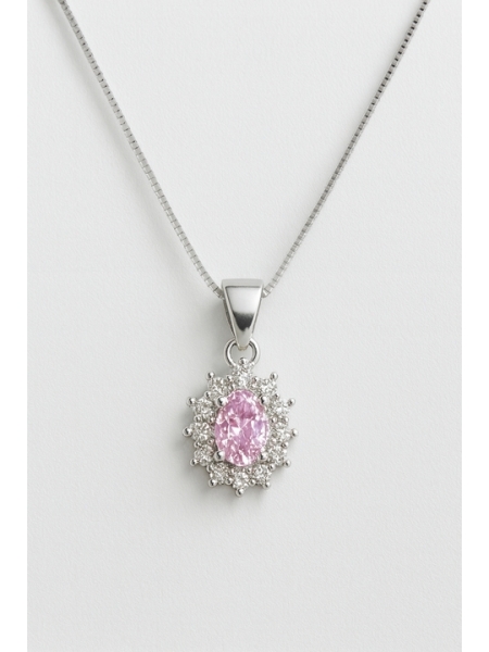 Acquista ora collana mini kate rodio (rosa) su elefantebianco.jewelry