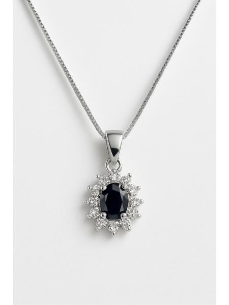 Acquista ora collana mini kate rodio (nera) su elefantebianco.jewelry