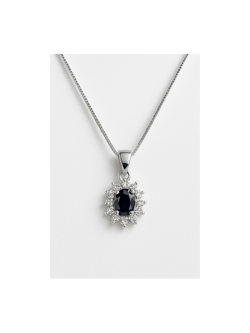 Acquista ora collana mini kate rodio (nera) su elefantebianco.jewelry