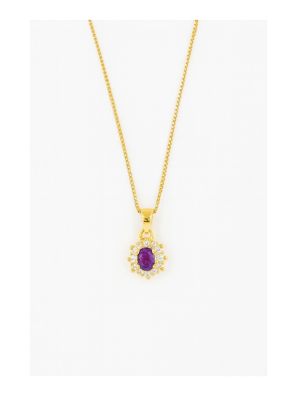 Acquista ora collana mini kate gold (lilla) su elefantebianco.jewelry