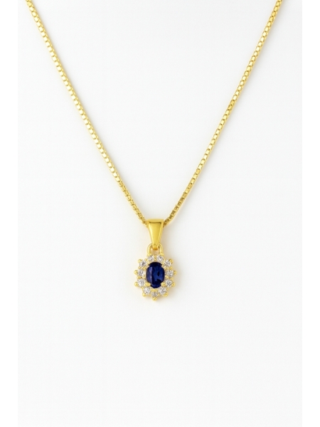 Acquista ora collana mini kate gold (blu) su elefantebianco.jewelry