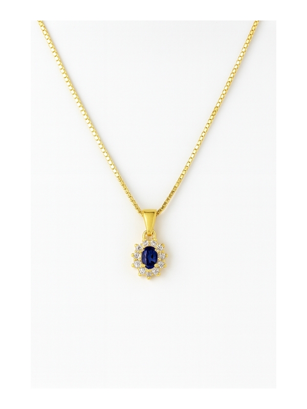 Acquista ora collana mini kate gold (blu) su elefantebianco.jewelry